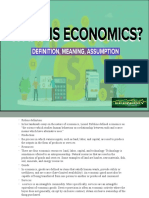 What Is Economics