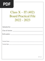 IT - 402 Practical Record