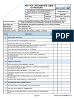 GF-4172-QC-EI-FM-0005, Rev. 4 CHECKLIST FOR UNDERGROUND CABLE LAYING WORKS-Replaced
