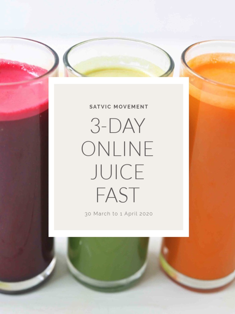Juice Fasting Guidelines PDF
