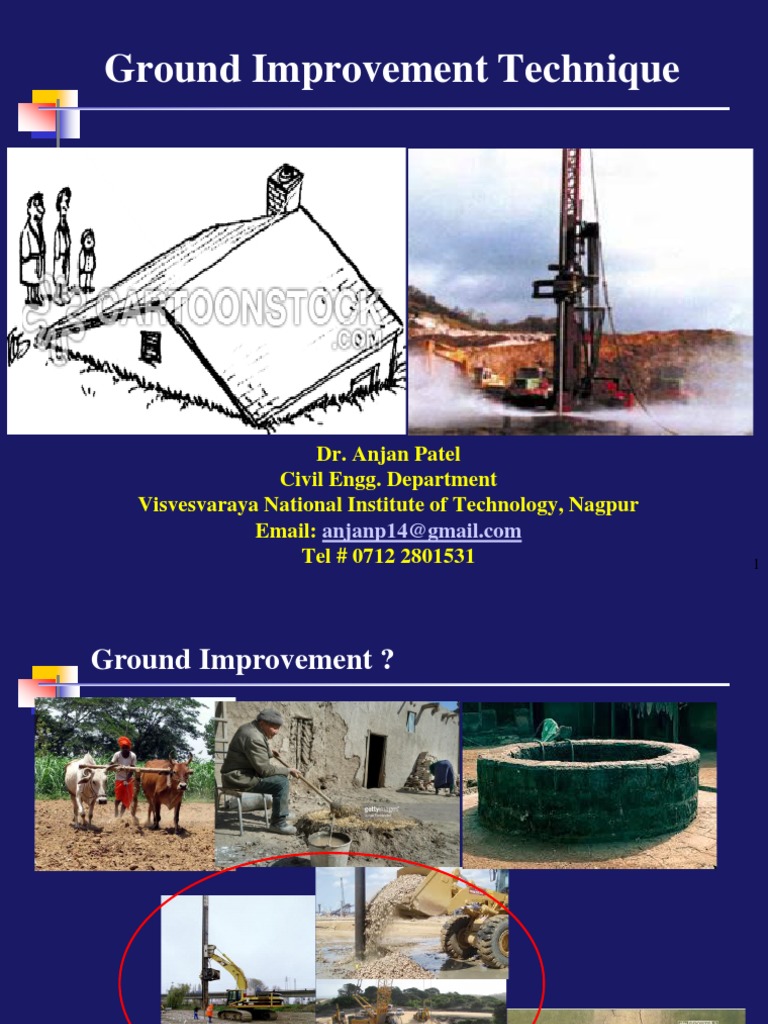 Ground Improvement Techniques Overview | PDF | Deep Foundation | Soil