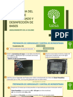 Importancia Del Control de Hidroenfriado y Desinfección de Bases