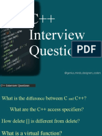 C++ Interview Questions: @genius - Minds - Designers - Coders