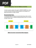 Recommendation Test For Media Convertor