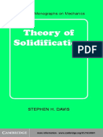 Theory of Solidification - Compress