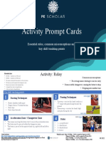 Relay Activity Prompt Cards 1