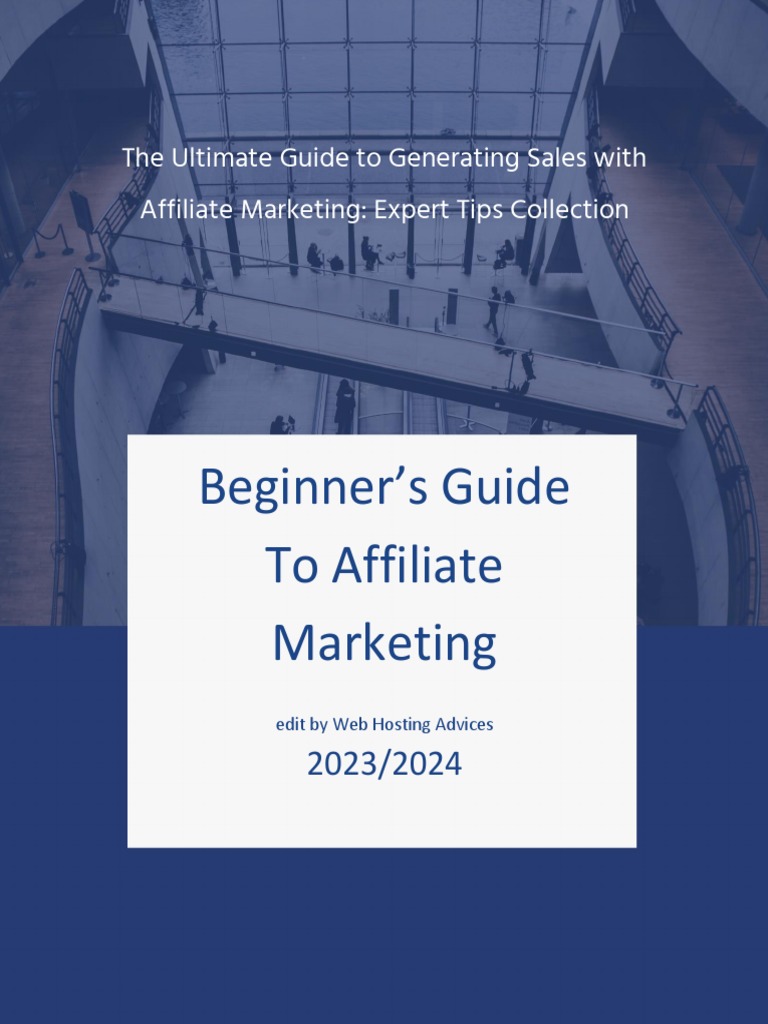 Affiliate Marketing Strategies for Beginners | PDF | Affiliate ...