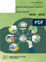 Produk Domestik Regional Bruto Kota Serang Menurut Pengeluaran 2018-2022 