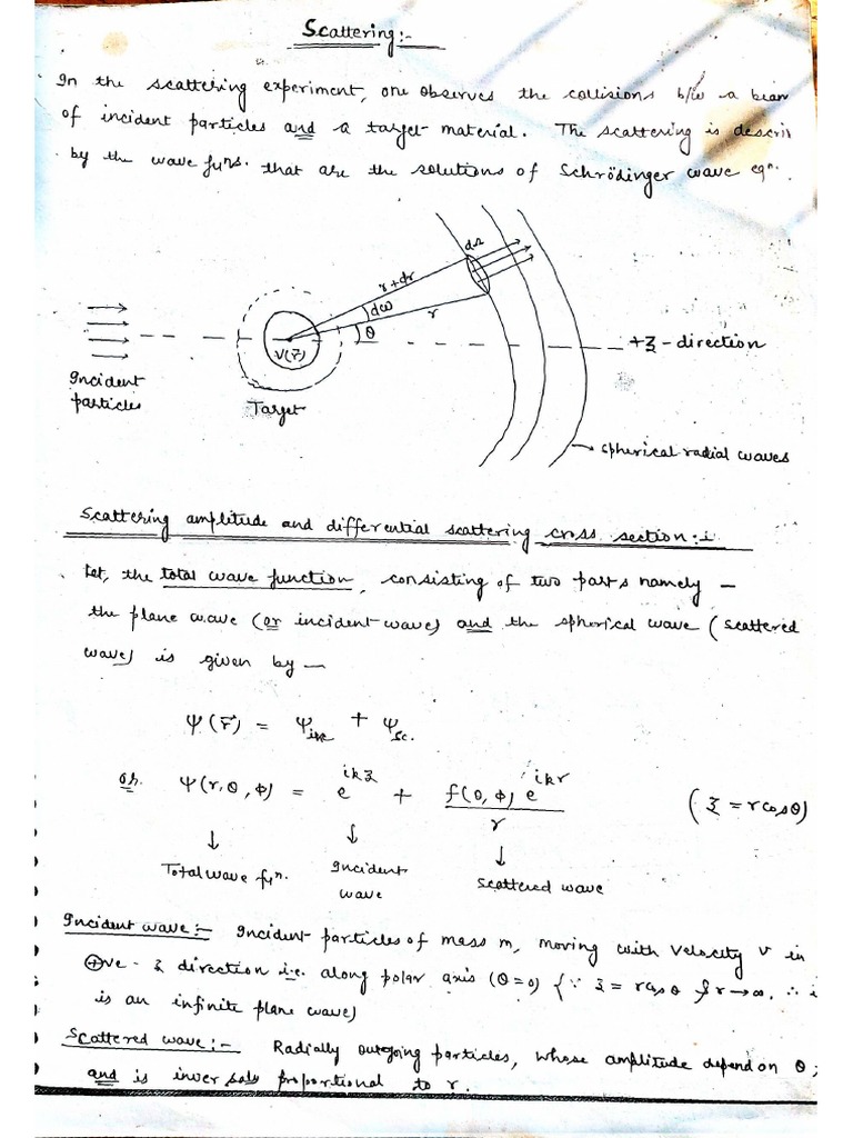 Scattering intelligence overview