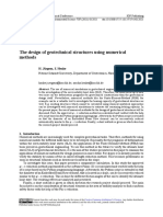 The Design of Geotechnical Structures Using Numerical Methods