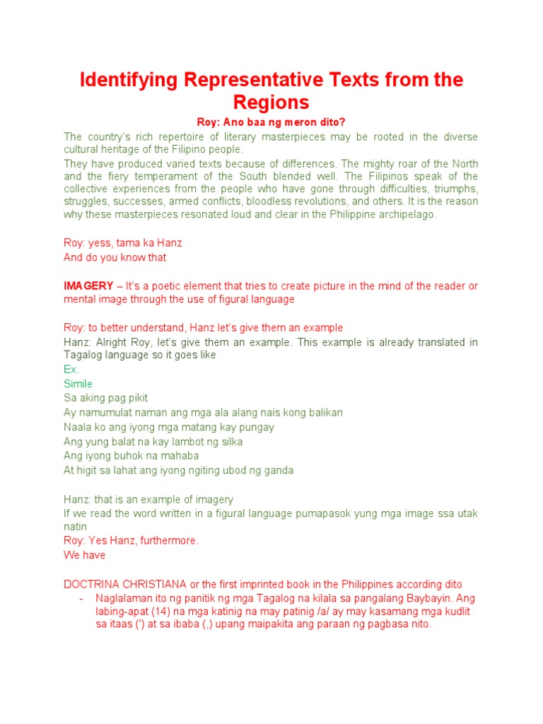 Report Script G1 | PDF | Tagalog Language | Philippines