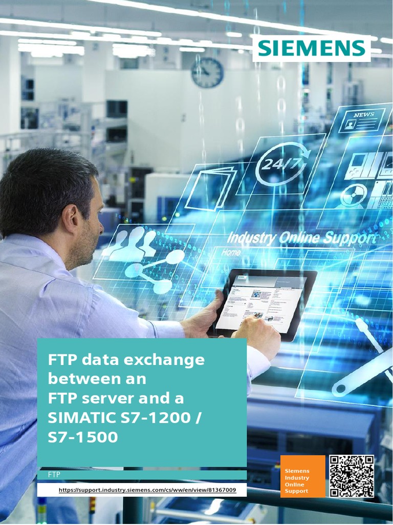 Ftp client communication with lftp library with s7 1500 pdf file