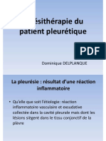Kinesitherapie Patient Pleuretique