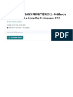 Le Nouveau Sans Frontières 2 - Méthode de Français - Le Livre Du Professeur PDF - PDF