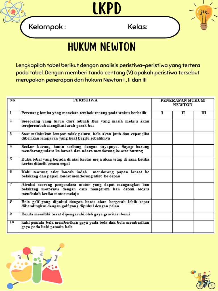 Lkpd hukum newton revisi pdf