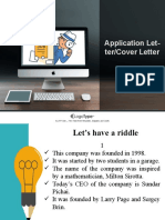 Application Letter Cover Letter