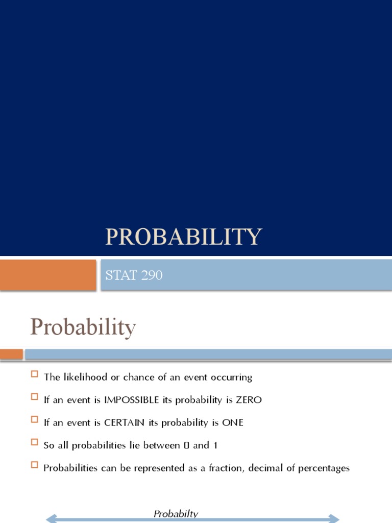 Understanding Probability Concepts | PDF | Probability | Odds