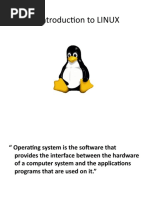 Introduction About LINUX