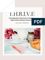 T.H.R.I.V.E Fundamental Process To Lose Weight Keep It Off