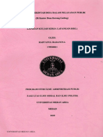 Rafi - Atul Hadawiya - Kinerja Pemerintah Desa Dalam Pelayanan Publik (Di Kantor Desa Karang Gading) Laporan Kuliah Kerja Lapangan