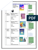 Materialele Necesare În Clasa A IV