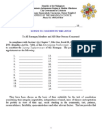 KP FORM 1 - Notice To Constitute The Lupon