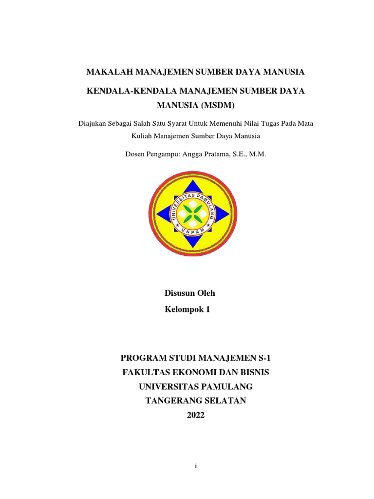 MSDM PDF