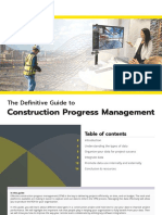 The Definitive Guide To Construction Progress Management