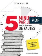 5 Minutes Par Jour Pour Ne Plus Faire de Fautes