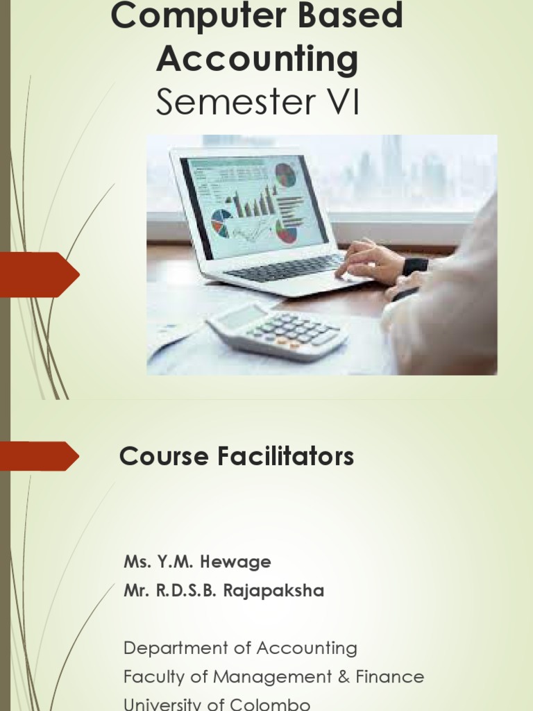 Computer-Based Accounting Course Guide | PDF | Business