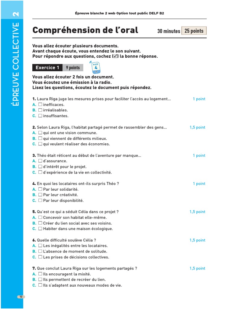 Delf B2 de 2 | PDF | Adolescence | France