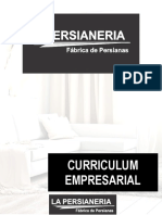 Curriculum Empresarial - La Persianeria