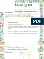 Solving Real-Life Problems Involving GCF and LCM of Two Given Numbers