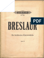 Emil Breslaur - Die Leichtesten Klavierstücke, Op. 46