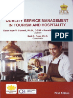 Quality Service Management in Tourism and Hospitality 