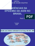 TendÊncias Da Epidemia Da Aids No Brasil