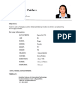 Resume Bernadette Poblete