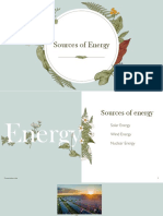 Sources of Energy