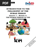 PHILO Q1 Mod4 The Human Person in The Environment Pages 18 2123