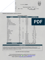 Analito Resultado Unidad I. de Referencia