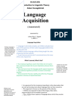 Annotated Notes of Language Acquisition-Arlene Mae Tugade 1-Abel-C