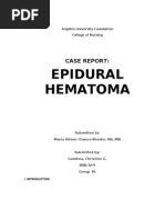 Download Epidural Hematoma Case Report by Jansept Bruce Guinto SN67030617 doc pdf