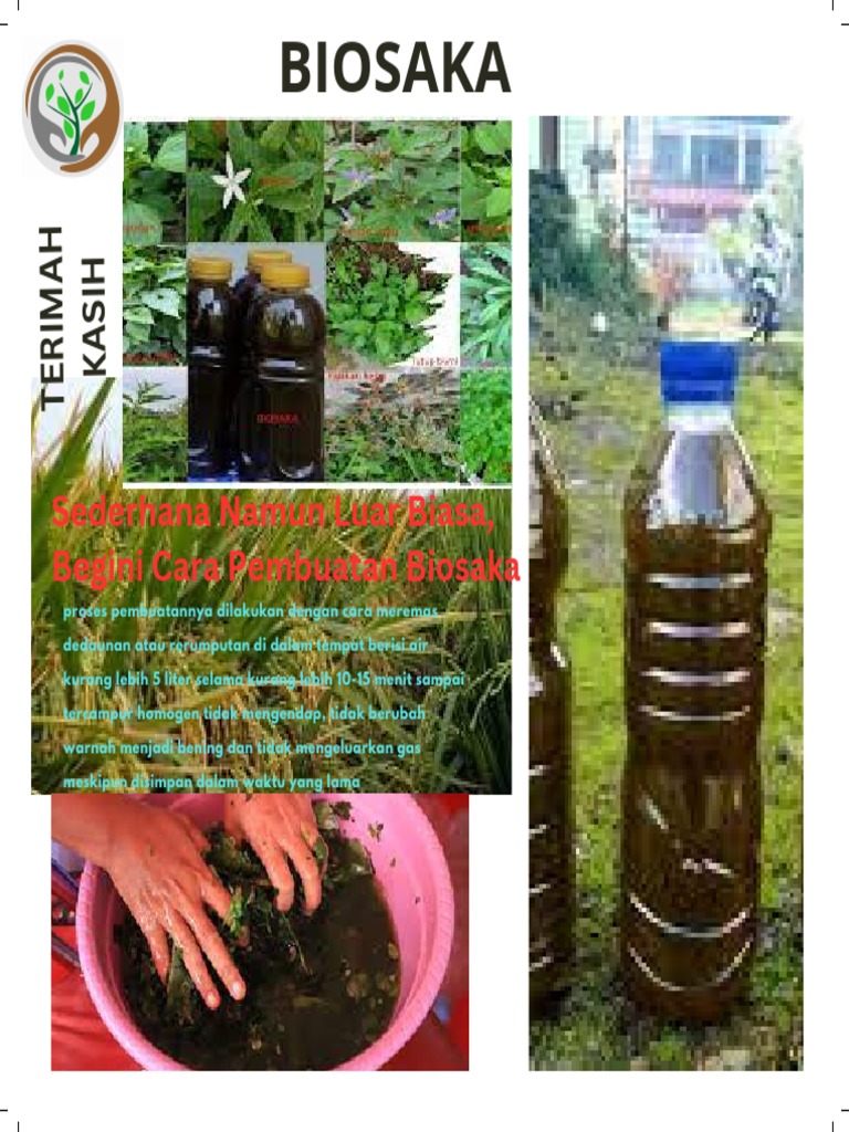 Cara Pembuatan Biosaka Sederhana | PDF | Cooking, Food & Wine