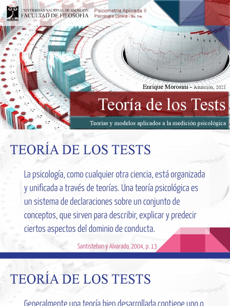 Copia de Teoría de Los Test PDF Teoría Inteligencia