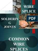 Wire Splices and Soldering Joints