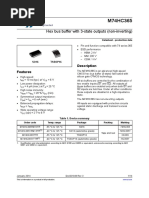 Hex Bus Buffer With 3-State Outputs (Non-Inverting) : Features Description