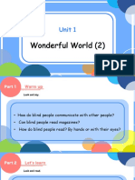 Unit 1: Wonderful World