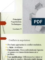 LECTURE 9 Principled Negotiation Techniques PPTX