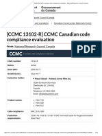 CCMC Canadian Code Compliance Evaluation - National Research Council Canada