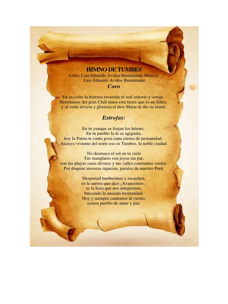 Himno de Tumbes PDF